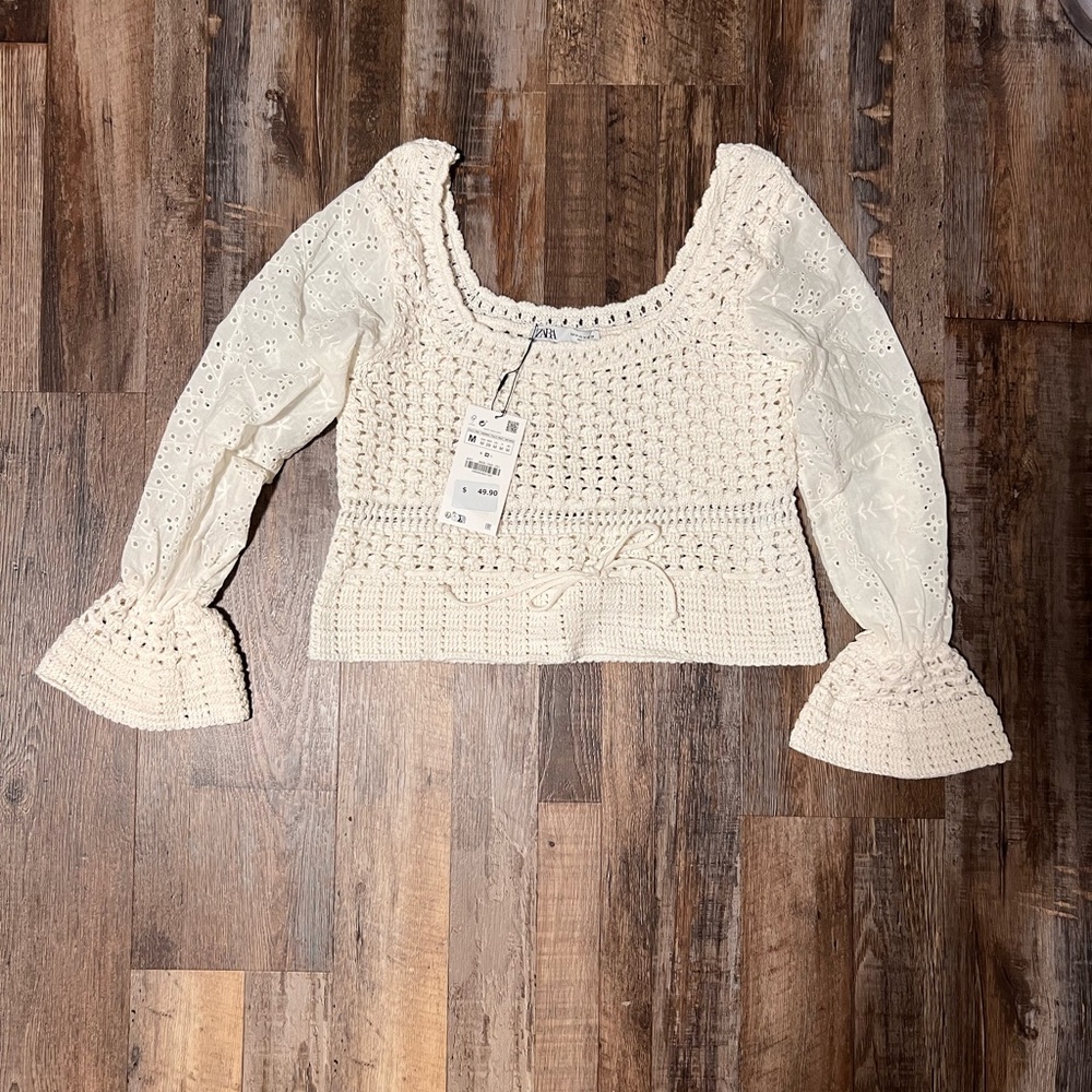 Zara Crochet Top